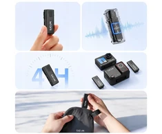 Mikrofonas SJCAM M4 Wireless Mik belaidis SJ30 SJ6 Ultra