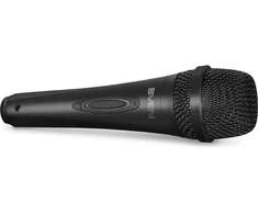 Mikrofonas Sven SVEN MK-130 – mikrofonas (laidinis, dinaminis, plastikinis, 3 m laidas, 6,3 mm lizdas, kardioidinis, juodas)