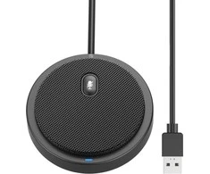TECHLY daugiakryptis USB konferencijos mikrofonas su nutildymo mygtuku