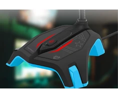 Mikrofonas Vertux Vertux Mikrofonas Daugiakryptis USB STREAMER-2 LED RGB Nutildymo mygtukas Mėlyna