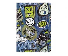 COOLPACK Sąsiuvinis MONSTER TEAM 67656CP, langeliais, A5, 32 lapų