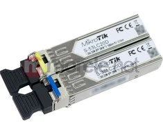Šakotuvas MikroTik SFP modulis Dviejų S-3553LC20D siųstuvų-imtuvų rinkinys