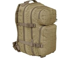 Kuprinė Mil-tec Assault lazerinis Cut SM, coyote, smelio spalvos,20L