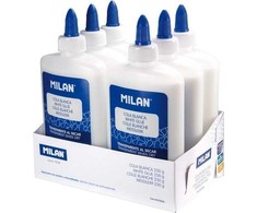 Milan Skystas baltas klijai 250 g butelyje 6 vnt