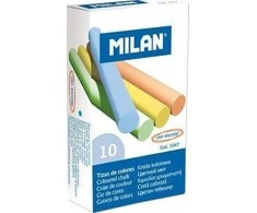 Spalvota kreida Milan, 10vnt, įvairių spalvų