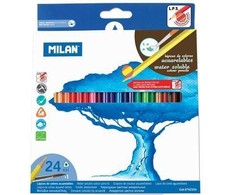 Milano akvarelinės kreidelės 24 spalvos