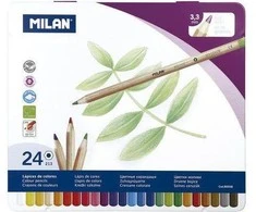 *Pieštukai 24sp 3.5mm met.dėž 80058 MILAN/6