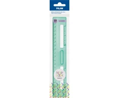 :Liniuotė 20cm su laikikliu 357801NL MILAN