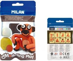Milan Savimasa modeliavimo masė, 100g, rudos spalvos