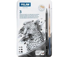 Pieštukų rinkinys 3vnt juodos spalvos+priedai 07168103C MILAN