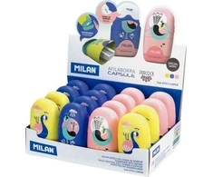 Milanas Temperówko-Gumka kapsulinis povas (16 vnt) MILANAS