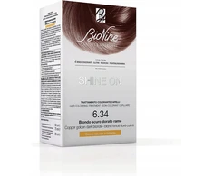 BioNike Shine On Permanent Hair Dye 6.34 Dark Copper Golden Blond, 145 ml