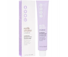 „Milk Shake Creative“ ilgalaikiai plaukų dažai be SLS/SLES, 10.110A pelenų platinos šviesiausia blondinė, 100 ml