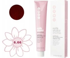 Milk Shake Milk_Shake kokteiliai pusiau nuolatinė spalva 6.66 Tamsiai Intensyvus Raudona Blond, 100 ml