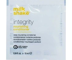 „Milk Shake Integrity“ plaukų kondicionierius be parabenų, kondicionuojantis ir maitinantis, 10 ml