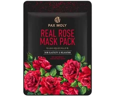 Milk Shake PaxMoly, Real Rose, Hydrating &amp; Soothing, Sheet Mask, Face, Day &amp; Night, 25 ml For Women