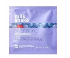 Milk Shake, Sidabrinis Shine Light, Sulfates-Free, Hair Šampūnas, For Neutralisation Of Geltona Tones, 10 ml