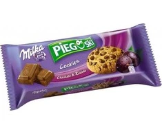 Milka Biscuits MILKA Pieguski 135g Šokoladas ir razinos