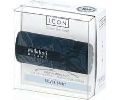 Millefiori Milano Car Fragrance Icon Textile Floral Sidabrinis Shine namų kvapas