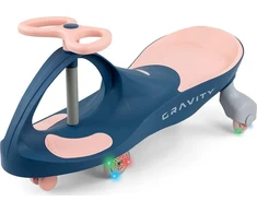 Milly Mally Gravity Ride On Gravity Navy Rožinė