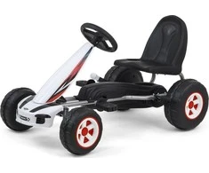 Vaikiškas kartingas Milly Mally Viper baltas