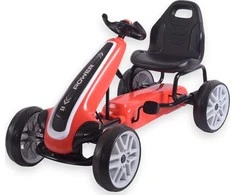 Vaikiškas kartingas Milly Mally Power Raudona
