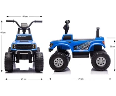 Ford F-150 Raptor Milly Mally Electric Ride-On Car mėlynas