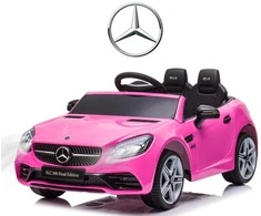 Milly Mally Akumuliatorinis automobilis vaikams „Mercedes-Benz SLC“, rožinės spalvos