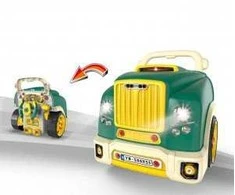 Realistic modelis of the front of the car with an opening hood Milly Mally N-GINE žalias