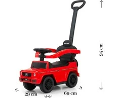 Milly Mally Transporto priemonės Mercedes G350d Raudona