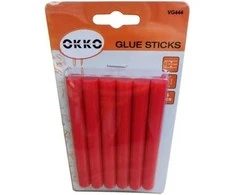 Okko Milwaukee GLUE STICKS 6PCS SET.11.2X100MM.Raudonas