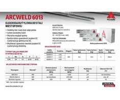 Lincoln Electric LINCOLN ELEKTRODA ARCWELD 6013 FI 2,5/4,5kg