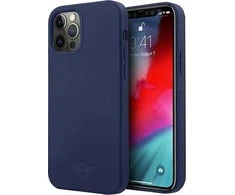 Mini Morris Mini MIHCP12LSLTNA Apple iPhone 12 Pro Max 6,7" tamsiai mėlyna/navy tvirtas silikoninis dėklas
