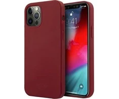 Mini Morris Mini MIHCP12LSLTRE Apple iPhone 12 Pro Max 6,7" raudona/red tvirtas silikoninis dėklas