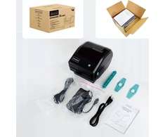 Mini terminis spausdintuvas lipnioms kurjerių etiketėms 100x150, laidinis, Zenwire, TD-401 USB