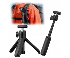 Mini trikojo asmenukių lazdelės kuprinės laikiklis DJI Action 5 Pro 4 3 / Ulanzi / Mt66