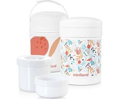 Miniland vakarienės termosas 0,7 l baltas