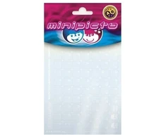 Klaviatūra Kolm Lovi Minipicto Minipikto klaviatūros lipdukas RUS KB-UNICLR-RU-WHT-G, blizgus baltas