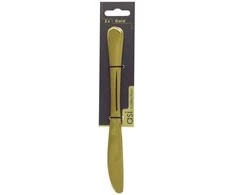 Asi Collection Knives 2 pcs. Gold 4.0mm