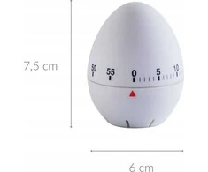 Zeller Kiaušinio formos virtuvės laikmatis, Ø 6 cm