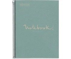 Maul MIQUELRIUS Notebook NB-1 Emotions, A4, ground, 80 kortų., 90g, žalias