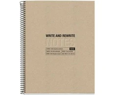 Miquelrius užrašų knygelė, juoda, perdirbama, A4, 80 lapų