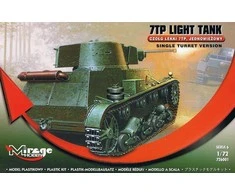 Klijuojamas modelis Mirage Lengvas bakas 7TP Vieno bėgio