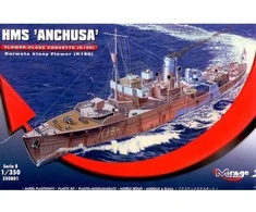 Mirage HMS "Anchusa" britų gėlė K186 Corvette