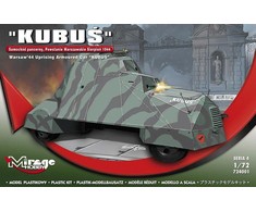 Mirage KUBUŚ Šarvuotas automobilis – Varšuvos sukilimas 1944 m. rugpjūčio mėn. mastelis 1:72