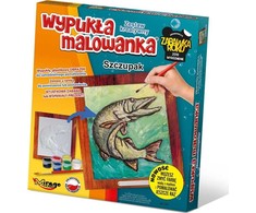 Mirage Išgaubtas spalvinimo puslapis - lydekos žuvis