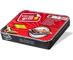 Bikuva.lt GRILL JEDNORAZOWY Z WĘGLEM
