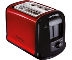 Moulinex Subitor skrudintuvas 2 griežinėliai Juoda, Raudona 850 W