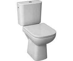 Jika pods Deep, 360x650 mm, horizontāls izvads, pievads no apakšas, balts