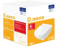 Villeroy &amp; Boch Pakabinamas klozetas su lėtaeigiu dangčiu VILLEROY 5660H101